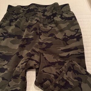 Aqua Green Camo Joggers